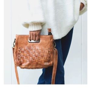 Brand new leather crossbody bag.